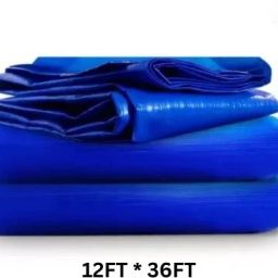125 GSM 12FT * 36FT Tarpaulin Tent Tent-For Truck body, Car, Bike, Grain Covers Tent - For Camping, Construction Sites, Transportation Covers, Temporary Shelters-image-35