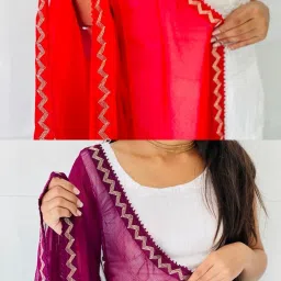 Chiffon Solid Multicolor Women Dupatta-image-72