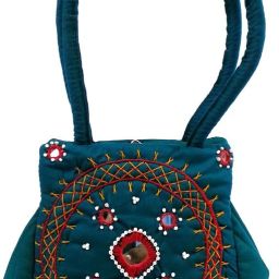 Women Blue Hand-held Bag - Small-image-67