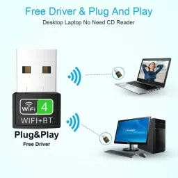 VOOCME WiFi+BT4.2 2-in-1 Wireless Network Card Mini 2.4G USB Wireless Network Card USB Adapter image 5