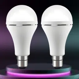 Emergency 15W Inverter LED Bulb with 1200mAh Rechargeable Battery Pack of 2 A329 4 hrs Bulb Emergency Light-image-100