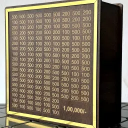 Wooden Coin Savings Bank | Large Capacity Piggy Bank with 100000 Target Slot Coin Bank-picture-20