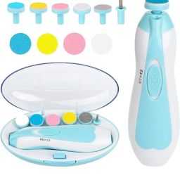 Premium Baby Nail Trimmer Kit for Kids Safe Electric Baby Nail Cutter-Multicolor-37