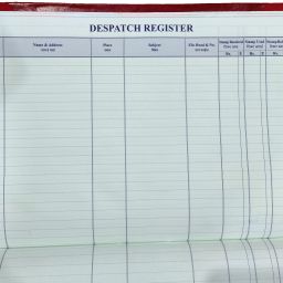 Letter Dispatch Record Register for Offices, Schools, Institutes, Hospitals etc. (350 Pages) Dispatch Register for Letters and Mails for Office, Schools, Hospitals etc. 1-Part Register for Offices, Schools-image-8