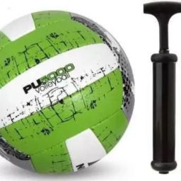 COMBO GREEN VOLLEYBALL WITH AIR PUMP Volleyball Volleyball - Size: 4-picture-15