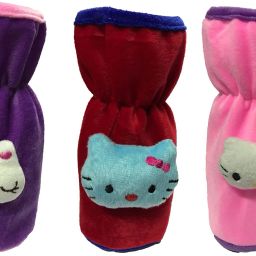 Premium quality Velvet Bottle Cover with teddy (Pack of 3)-image-73