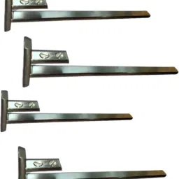 8'' F-Bracket for 8 mm Glass Pack of 4 Pcs 8'' X 8 mm Shelf Bracket-39
