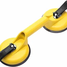 Glass Suction Cups Aluminum Vacuum Plate Handle Glass Holder Hooks to Lift Large Glass/Floor Gap Fixer/Tile Suction Cup Lifter(Capacity - 120 KG) Non-magnetic Engineer's Precision Level-21