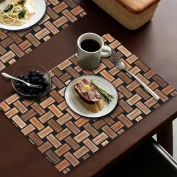 flipkart smartbuy Rectangular Pack of 6 Table Placemat image 4
