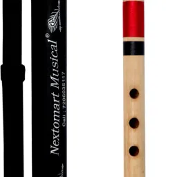 Musical Flutes Bamboo Flutes C Sharp Medium 7 Hole Right Hand Bamboo Bansuri Size 18.5 Inch With Free Carry Bag Bamboo Flute-picture-20