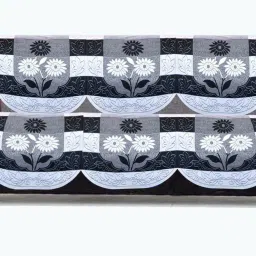 3S Fabric Sofa Cover (Black)Set-3 Sofa Fabric-26
