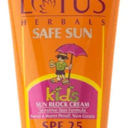lotus herbals Sunscreen - SPF 50 Safe Sun Kids Sunscreen Cream SPF 25-picture-3