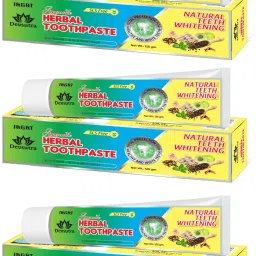 Devsutra Dr. Recommended Ayurvedic HERBAL Fresh Mint Flavour Toothpaste Combo Pack Offer - 100% Natural Teeth Whitening Formula with No Fluoride & No Artificial Colours Toothpaste-image-2