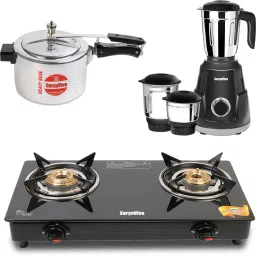 Photon 2B Combo Victo Mixer Grinder 750 Watt + Cooker 3 Ltr Glass Manual Gas Stove-37