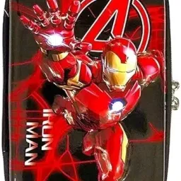 3D EVA Pencil Pouches for Girls and Boys (Iron Man) (Multicolor) Geometry Box-28