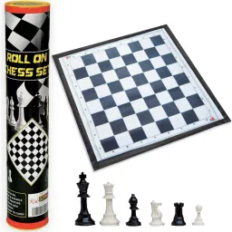 Lightweight Chess Mat and Pieces for All age 2.5 cm Chess Board-picture-21
