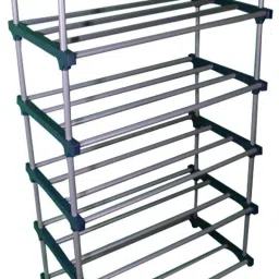 turbomax 6 Layer Book Shelf for Home Library Multipurpose Storage Organizer Rack Stand Plastic Open Book Shelf image 3