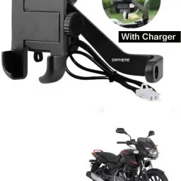 Aluminum Alloy C2 Waterproof bike mobile holder With Charger For Pulsar 125 Neon Bike Mobile Holder-image-16