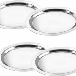 Stainless Steel kadai / fry pan / casserole / handi / tope/ bowl and other cookware utensils for daily use cook & serve application in your kitchen. Stainless Steel Heavy Gauge Ciba/Lids/Tope Cover 8.5 inch Lid Set, Pack of 4-10