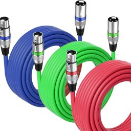 Male to female (Pack of 03, 15M) XLR CABLE-image-28