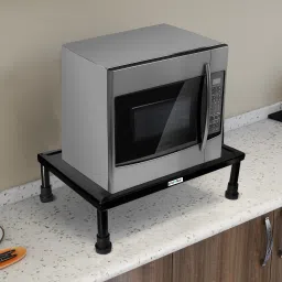 Heavy Gi Metal Universal Microwave Oven Fix Stand for Kitchen Platform - Floor (Up to 30L) Iron Kitchen Trolley-image-55