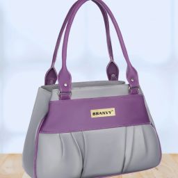 Women Grey, Purple Shoulder Bag-image-55