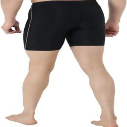 Solid Men Black Tights-image-97