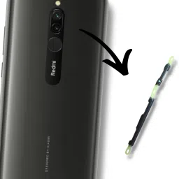 CELLO TECH M1908C3IC BLACK Mi Redmi 8 / Redmi 8A / Redmi 8A Dual Power ON/OFF Button-47