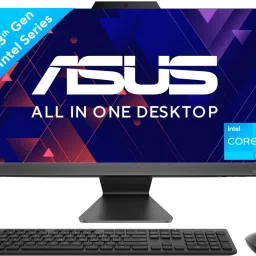 ASUS AiO A3 Series, All in One Desktop, Intel 13th Gen Core i3 (8 GB DDR5/512 GB SSD/Windows 11 Home/8 GB/23.8 Inch Screen/A3402WVA-BPC001WS) with MS Office-image-0