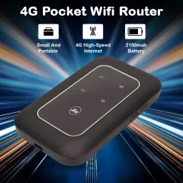 Cokoeye 4G LTE Wireless Dongle with JIO SIM Network Support with 150 Mbps Dongle Speed Data Card image 4