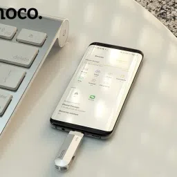 HOCO Ultra Dual Drive Go 128 GB USB 3.0 Type C Pendrive for Mobile 128 GB OTG Drive Compatible with Desktop Computer, Gaming Console, Laptop, Mobile, Tablet USB 3.0 Metal Case image 4