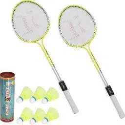 Phantom Badminton Racquet Set Of 2 Piece With 6 Piece Badminton Kit Badminton Kit-15