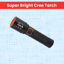 Rechargeable Torch Light, Telescopic Zoom, Ultra Bright LED Flashlight S500 Torch-image-49