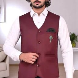 Solid Men Waistcoat-image-31