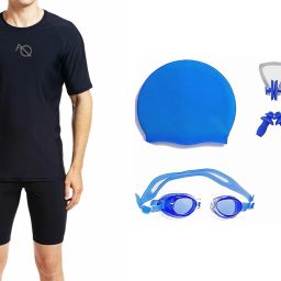 Fashion Solid Men Swim-dress Multicolor Swimsuit-image-37