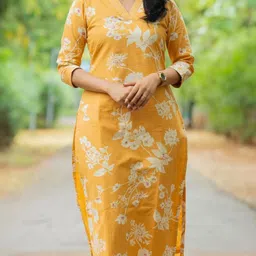 sun fashion and lifestyle Women Printed Cotton Rayon Straight Kurta-picture-40