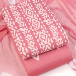 houseofcommon Unstitched Cotton Blend Salwar Suit Material Floral Print-picture-35