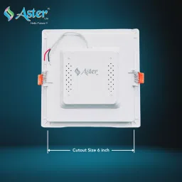 aster lite 15W Square 3-in-1 Color Changing LED Panel Light/Ceiling Light (Pack of 1) Recessed Ceiling Lamp image 4