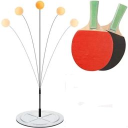 Indoor Outdoor Ping Pong Table Tennis Trainer | Sports Toy Table Tennis Kit-13