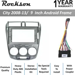 City 2008-13 9"Inch ABS Frame for Android Car Stereo-17