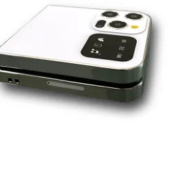 snectian Rock Z Flip Dual Sim |Keypad Mobile| with 2.4" Display Call & SMS Indicator image 3