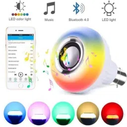 Brio Multicolor Smart LED Music Light Bulb with Bluetooth Remote Controller Smart Bulb image 3