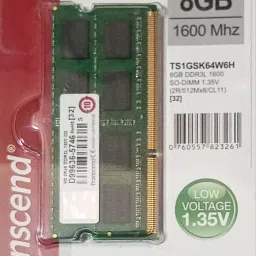 TSND DDR3L DDR3 8 GB (Dual Channel) Laptop, Mac SDRAM (DDR3L)-17