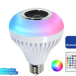 Bxeno LED Smart Light Bulb, Bluetooth 3.0 Speaker Music Bulb RGB Change with 24 Key Smart Bulb-18