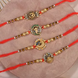 Designer ALF-112 Assorted Rakhi Set-15