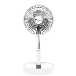 sun king 203.2mm 3 Blade Rechargeable Pedestal Fan with 7650 mAh Battery (BLDC Motor, White)-image-46