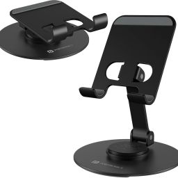 Portronics Mobot 4 360° Rotatable Mobile Holder with Aluminum Body, Portable & Foldable Mobile Holder-24