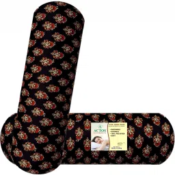 Microfibre Floral Bolster Pack of 2-14