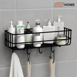 Bathroom Organizer Without Drill/GI Steel Self Adhesive Bathroom Shelf for Wall Steel Wall Shelf-23