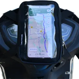Mobile Holder Pouch Bag for Scooty Activa Jupiter Ola All Scooter 7 Inch Bike Mobile Holder-image-28